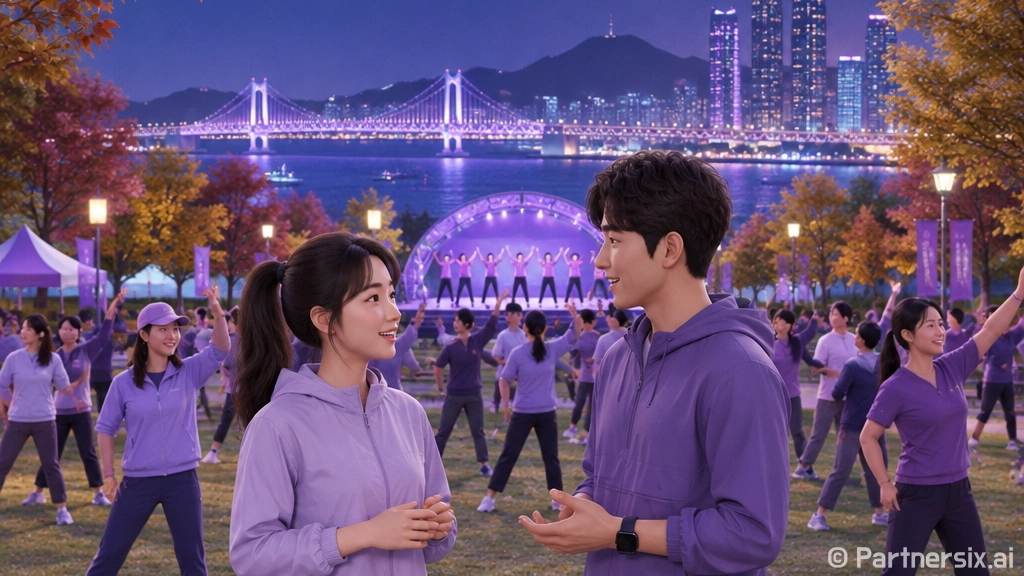 가을밤 달빛 아래 …
