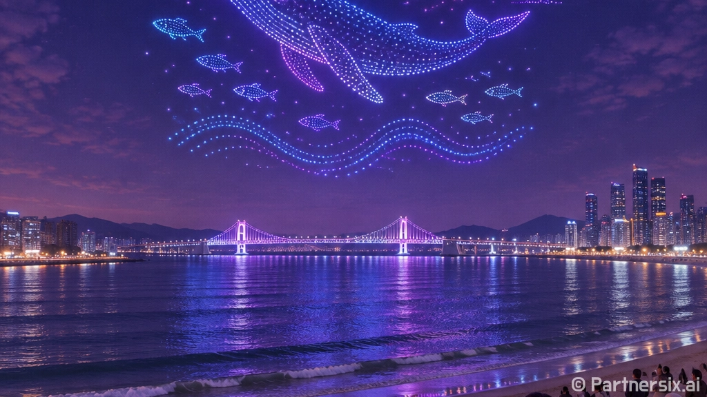 광안리 M 드론라이트쇼 대통령상 수상