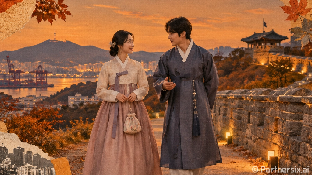 부산진성에서 만나는 한복과 달빛의 밤산책