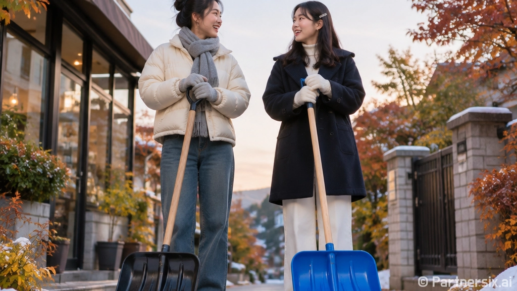 부산 중구 겨울철 눈 치우기와 제설차량 길터주기 안내