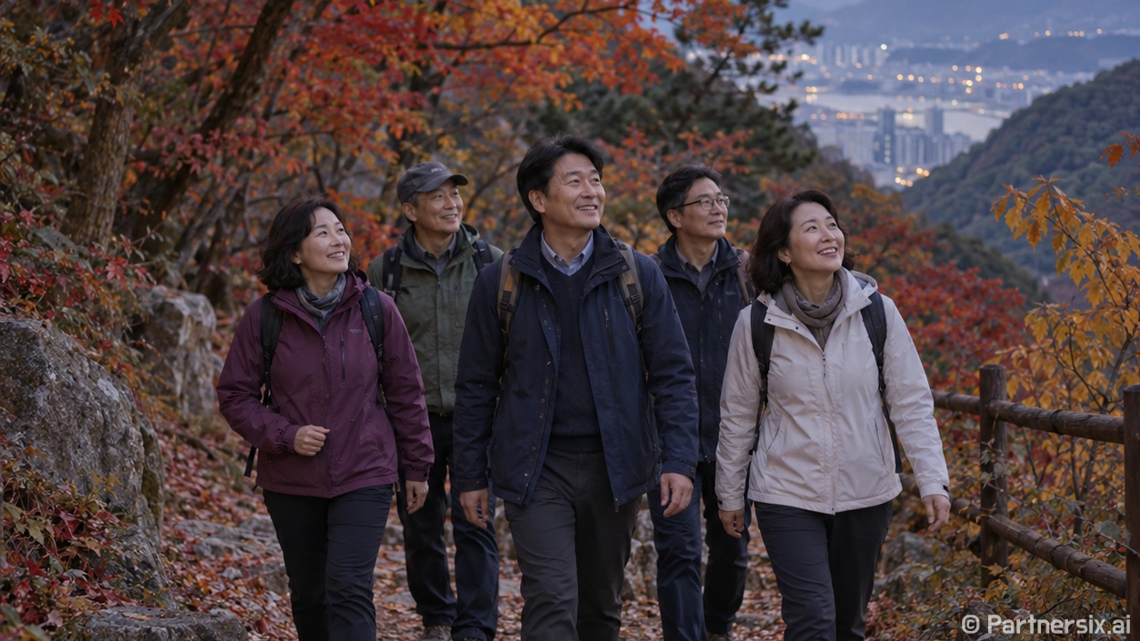 백양산 달빛 따라 걷는다