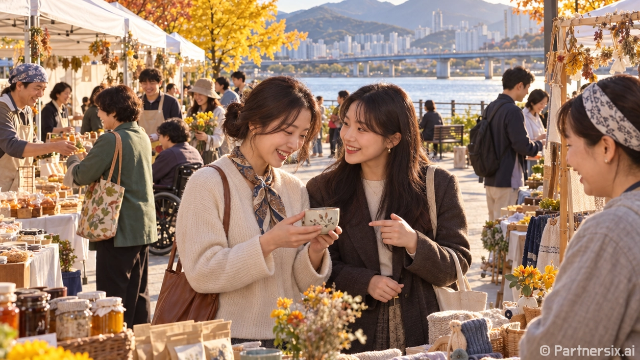 온천천에 뜨는 착한마켓