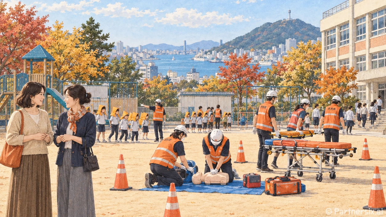 부산 중구 재난대응 훈련