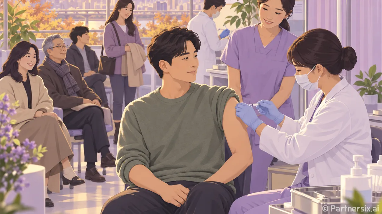 독감 예방접종 시작