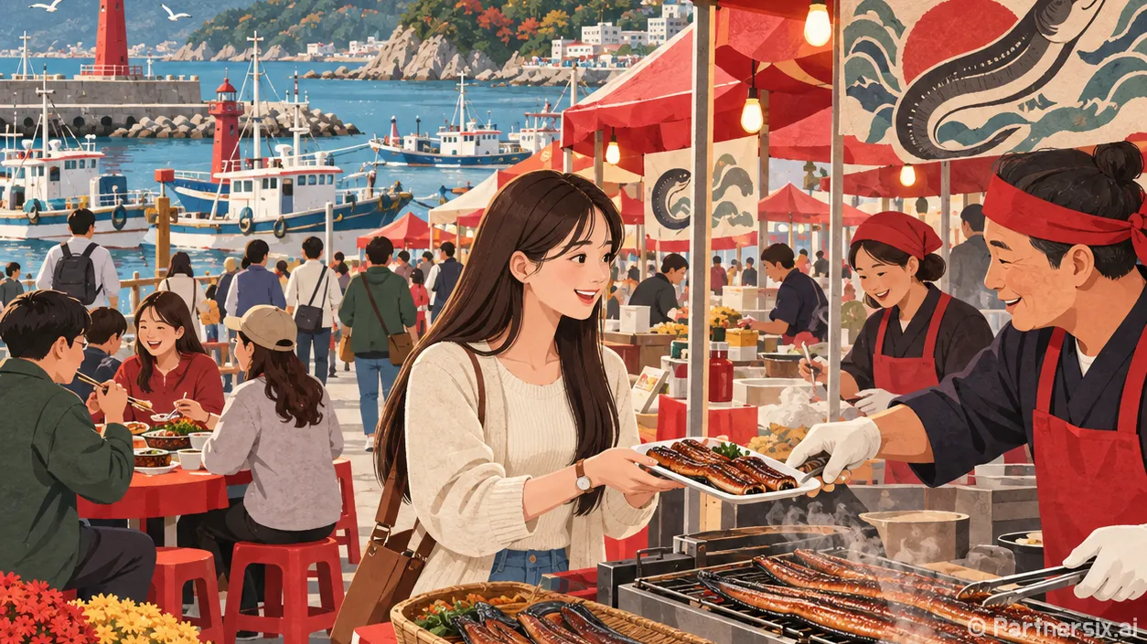칠암항 붕장어 맛의 향연