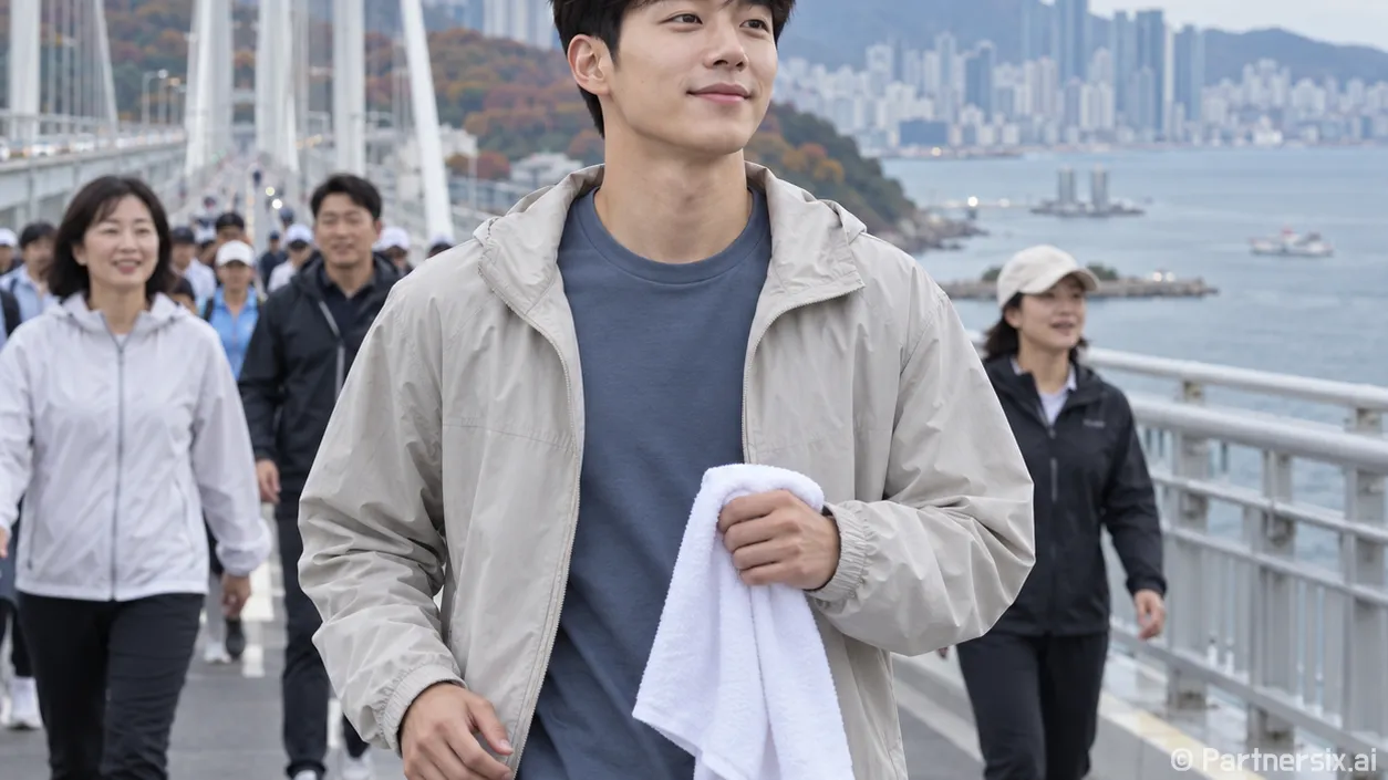 광안대교가 열린 아침