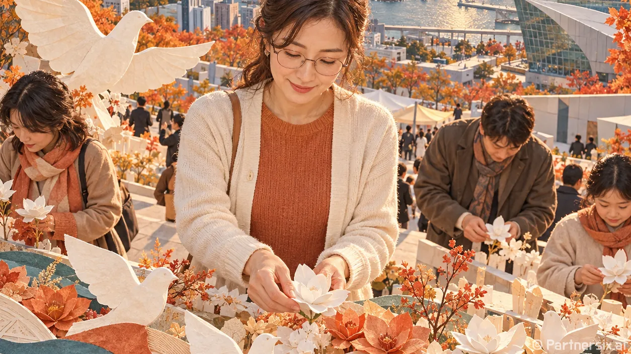 부산에 피어나는 평화