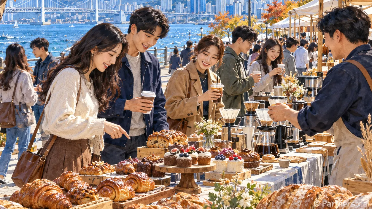 온천천 달군 디저트…