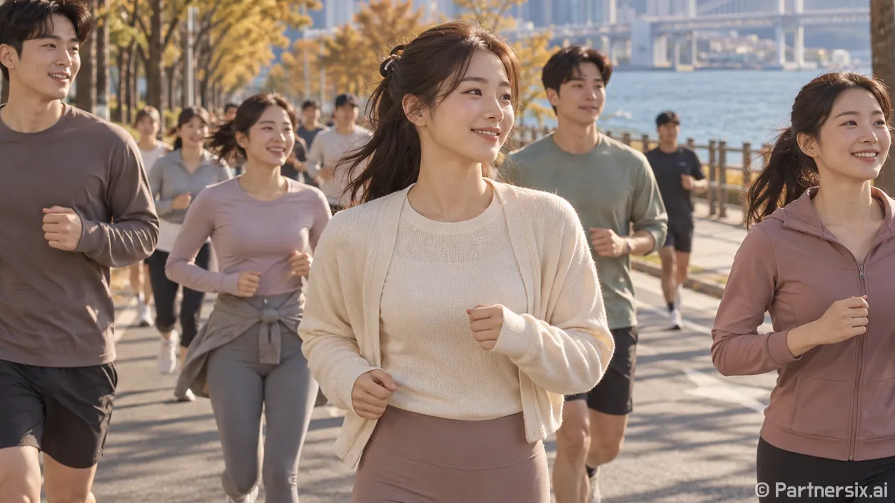 부산을 잇는 느린 달리기
