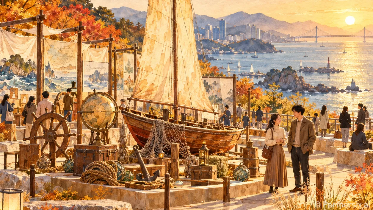 부산의 항해 도모헌에 닿다