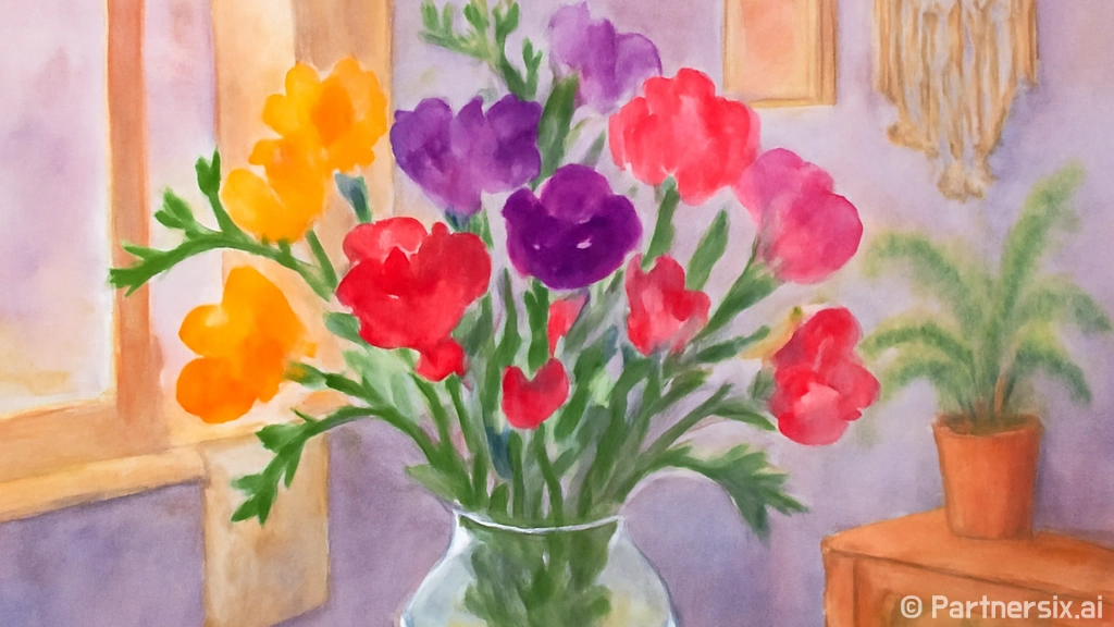 프리지아 꽃말을 이…