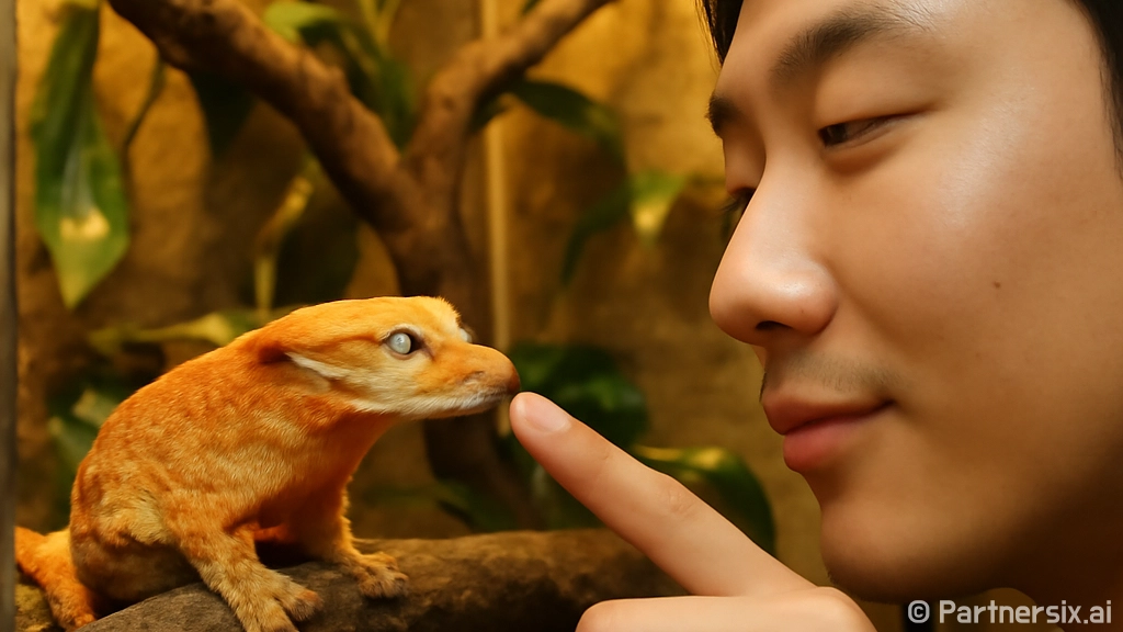 크레스티드 게코를 …