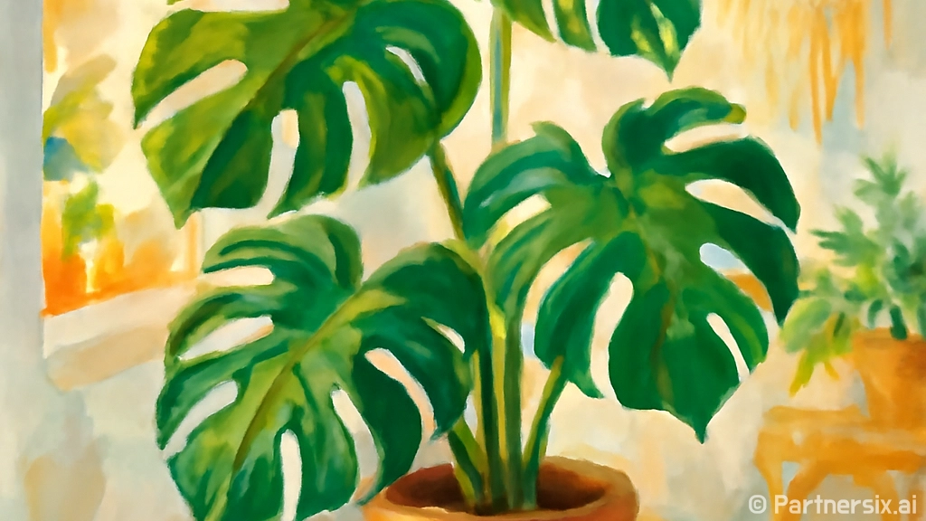 몬스테라를 건강하게…