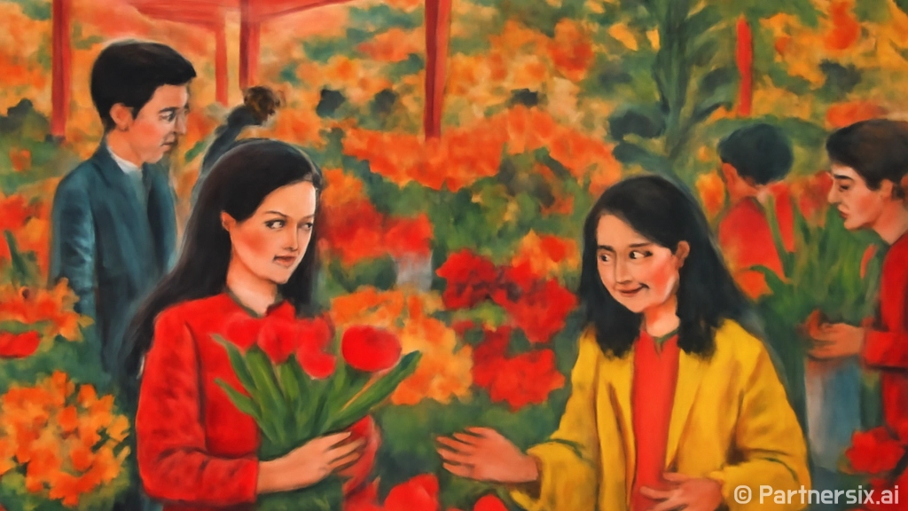 양재꽃시장에서 꽃을…