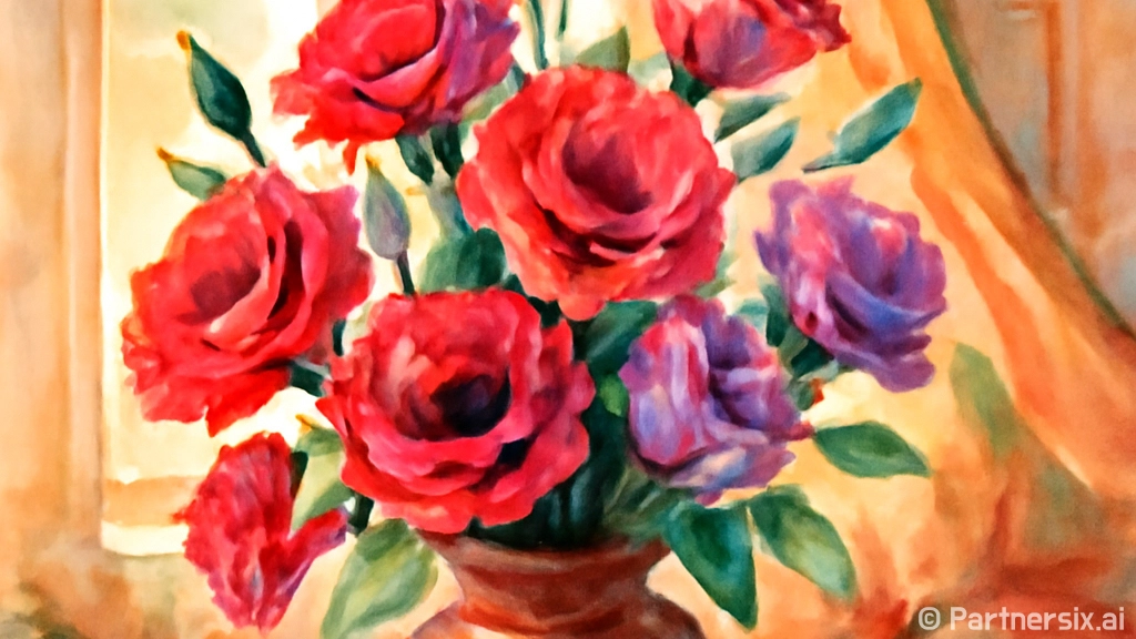 리시안셔스를 아름답…