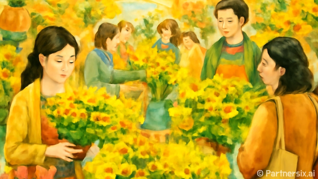 양재 꽃시장에서 꽃을 고르는 방법