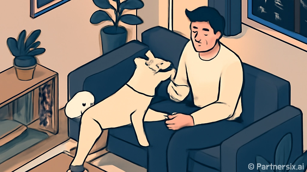 강아지가 핥는 이유…