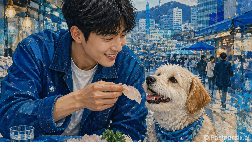 강아지와 함께 즐기는 진동세꼬시의 매력
