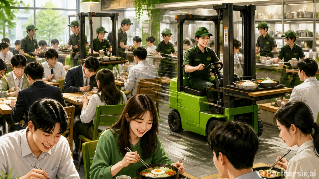 청라 척척밥상에서 지게차처럼 움직이는 방법