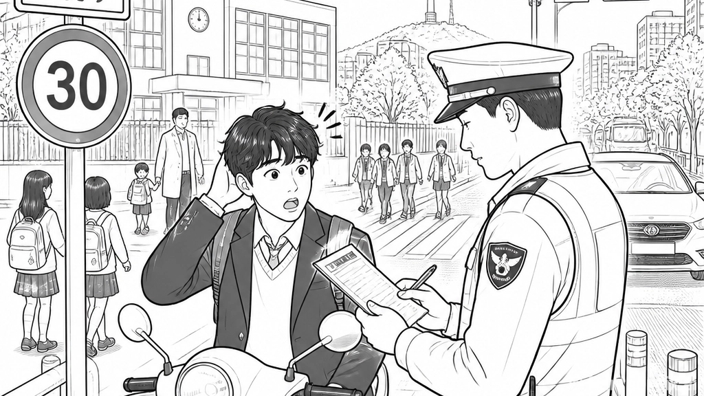 스쿨존 과태료 금액 확인하는 방법, 승용차 기준으로 먼저 보세요