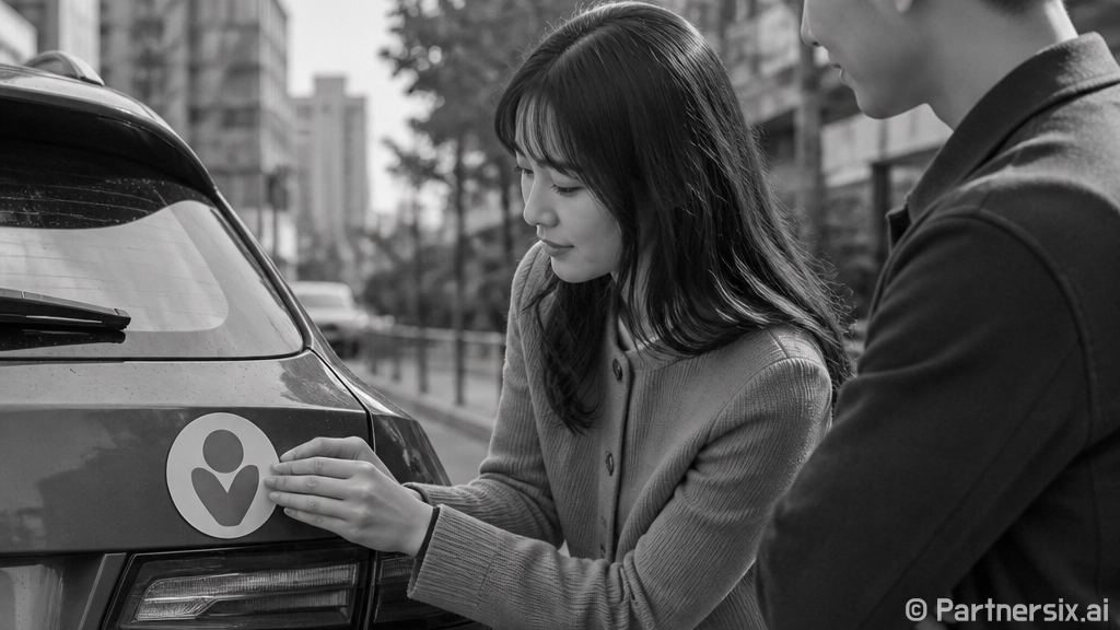 초보운전 스티커 붙이는 방법, 벌점 없이 제대로 표시하려면 이렇게