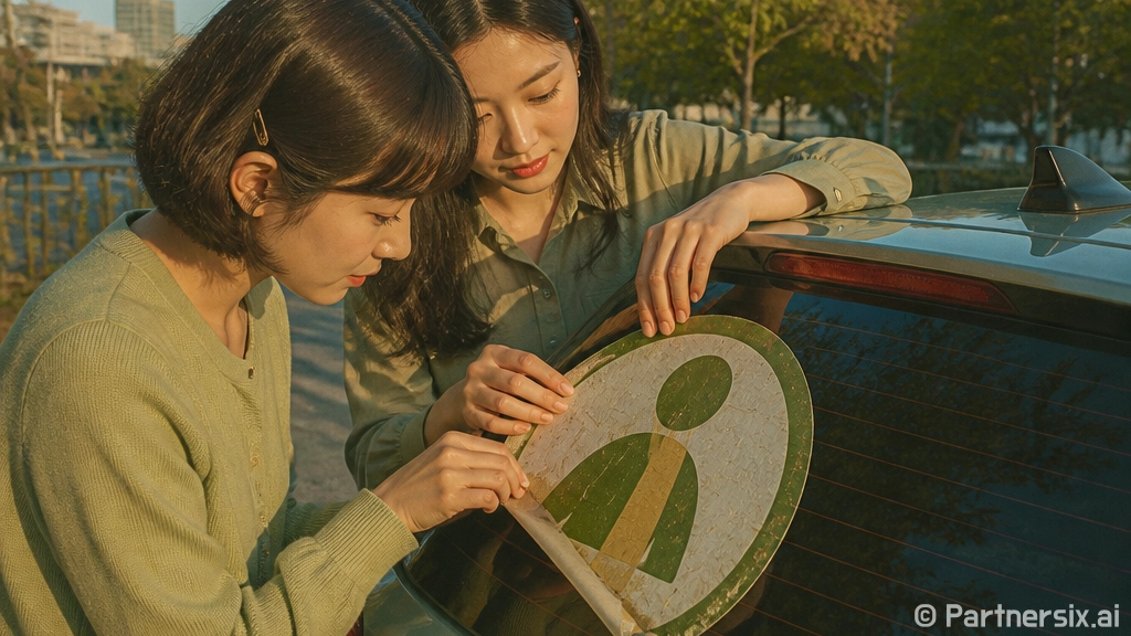 초보운전 스티커 제거하는 방법, 자국 없이 떼려면 이렇게 하세요