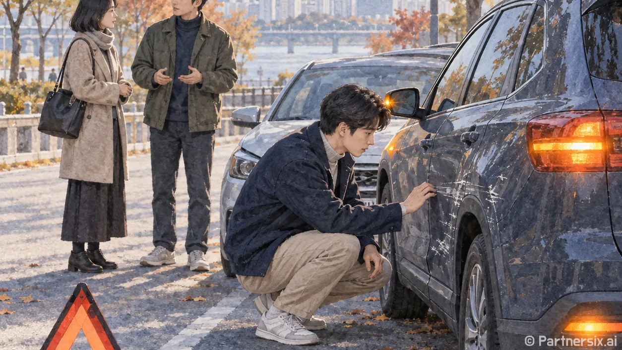 김현이 배우 교통사고 보도 뒤, 운전자가 사고 현장에서 바로 해야 하는 방법