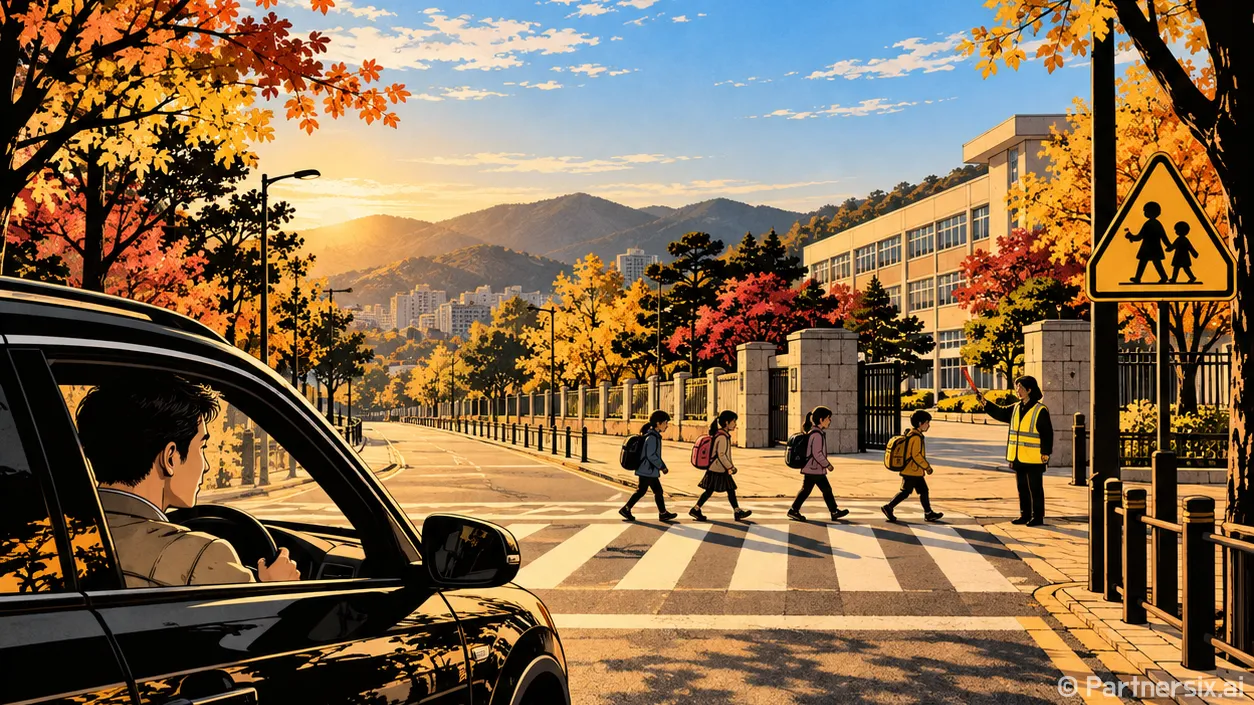 어린이보호구역에서 속도와 횡단보도 지키는 방법