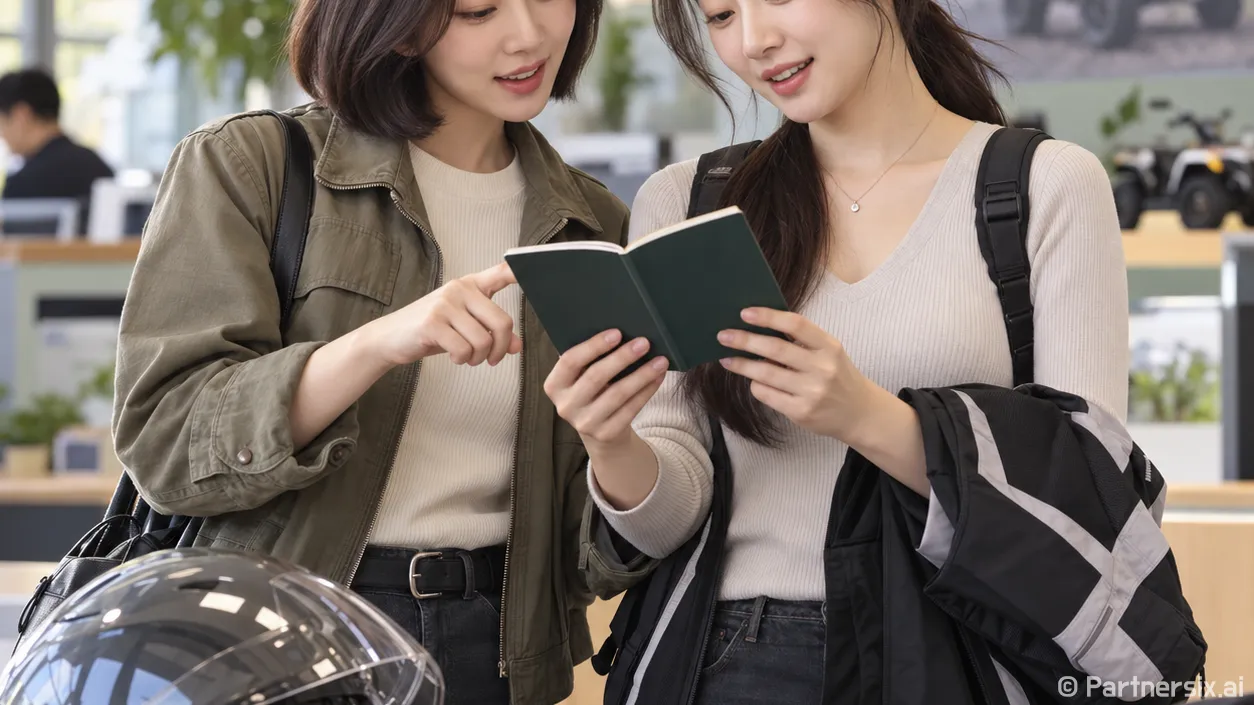사륜오토바이 면허 확인하고 도로에 나가는 방법