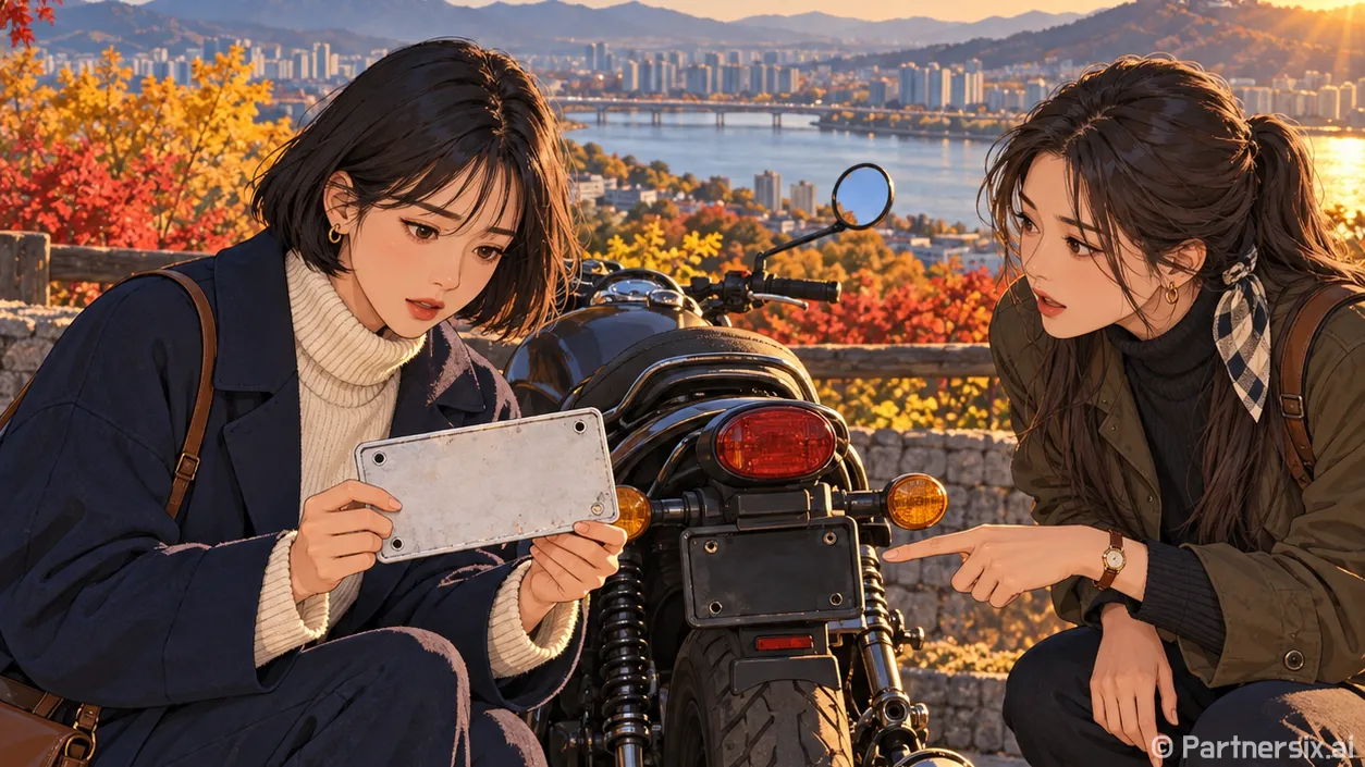 오토바이 번호판 분실했을 때 다시 발급받는 방법