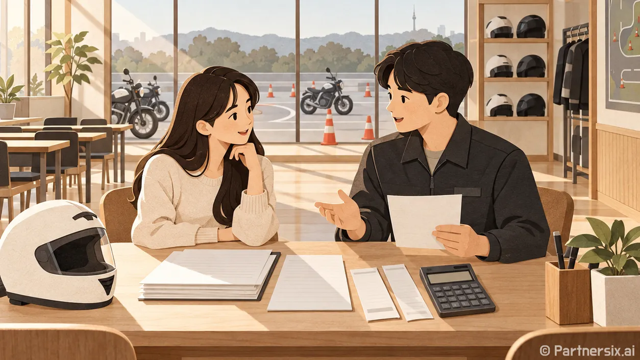 원동기 면허 가격 계산하고 시험 준비하는 방법