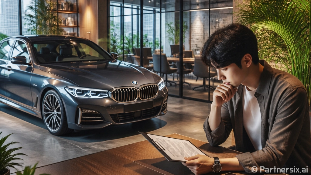 BMW리스 처음 알…