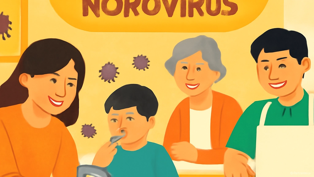노로바이러스 증상을…