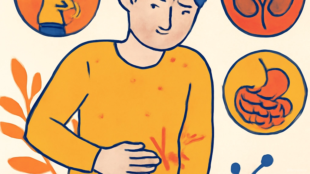 왼쪽 옆구리 통증의…