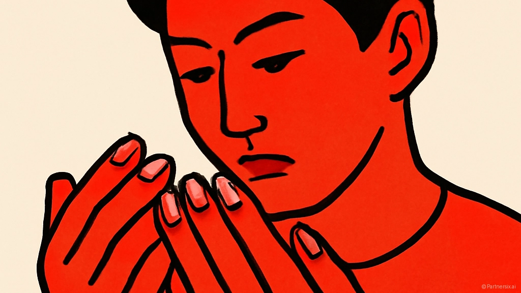 손톱에 검은 세로줄…