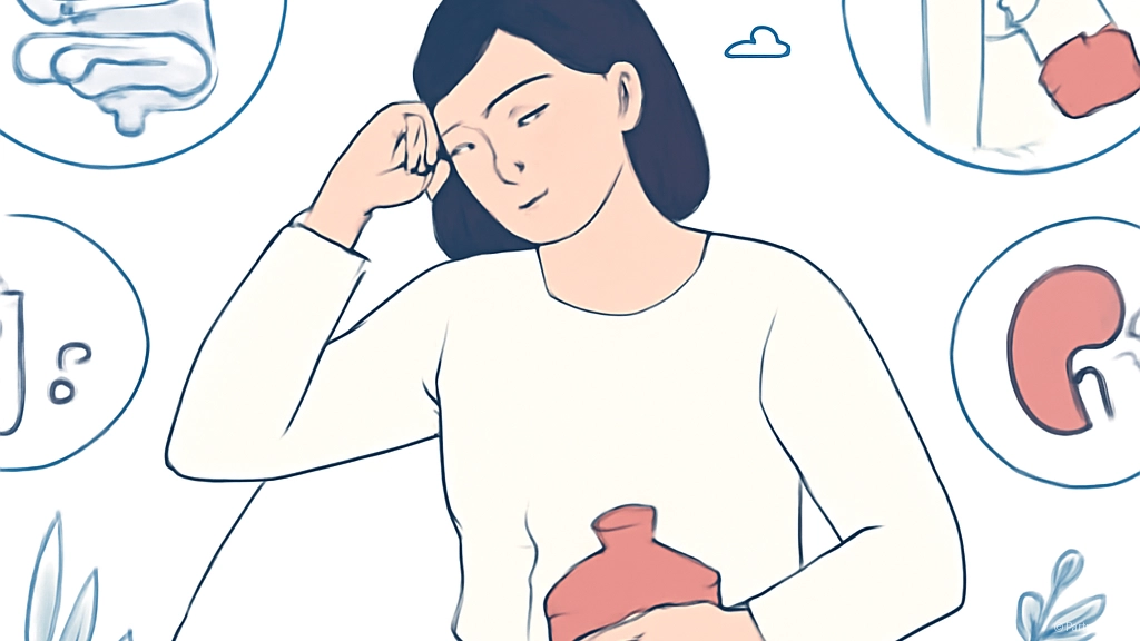 왼쪽 옆구리 통증을…