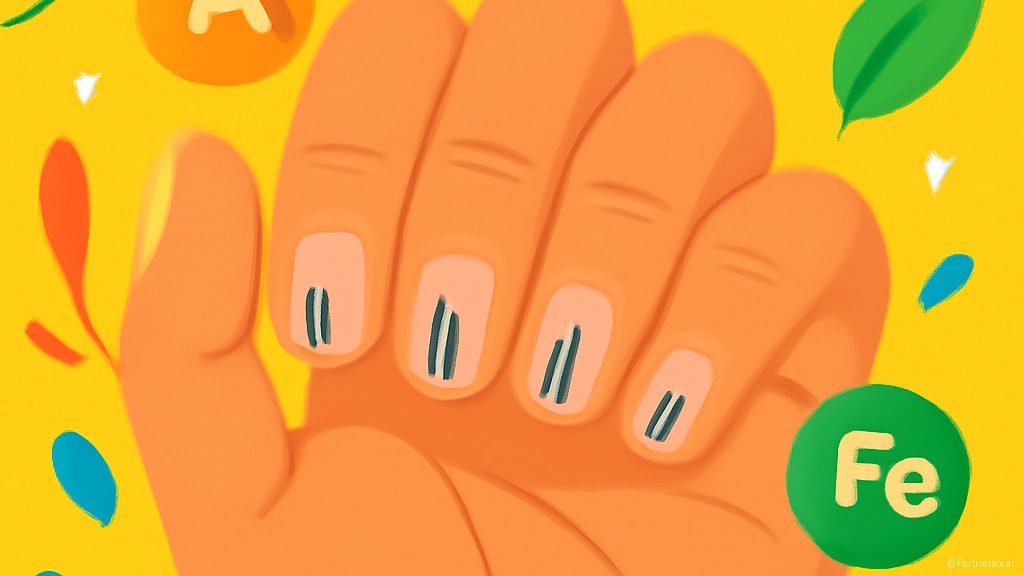 손톱에 검은 세로줄…