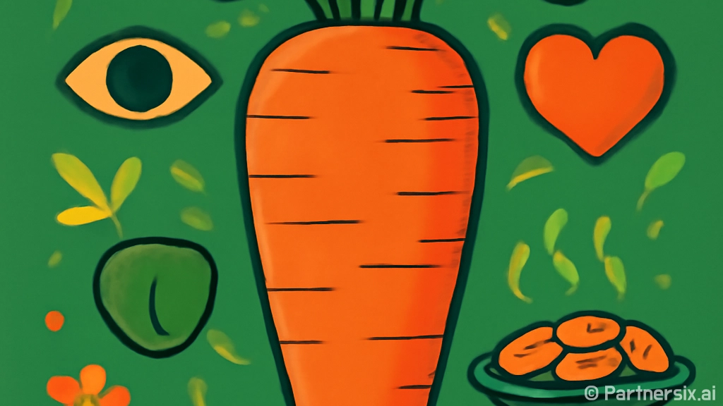 건강을 위한 당근의…