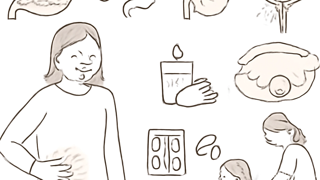 왼쪽 옆구리 통증을…