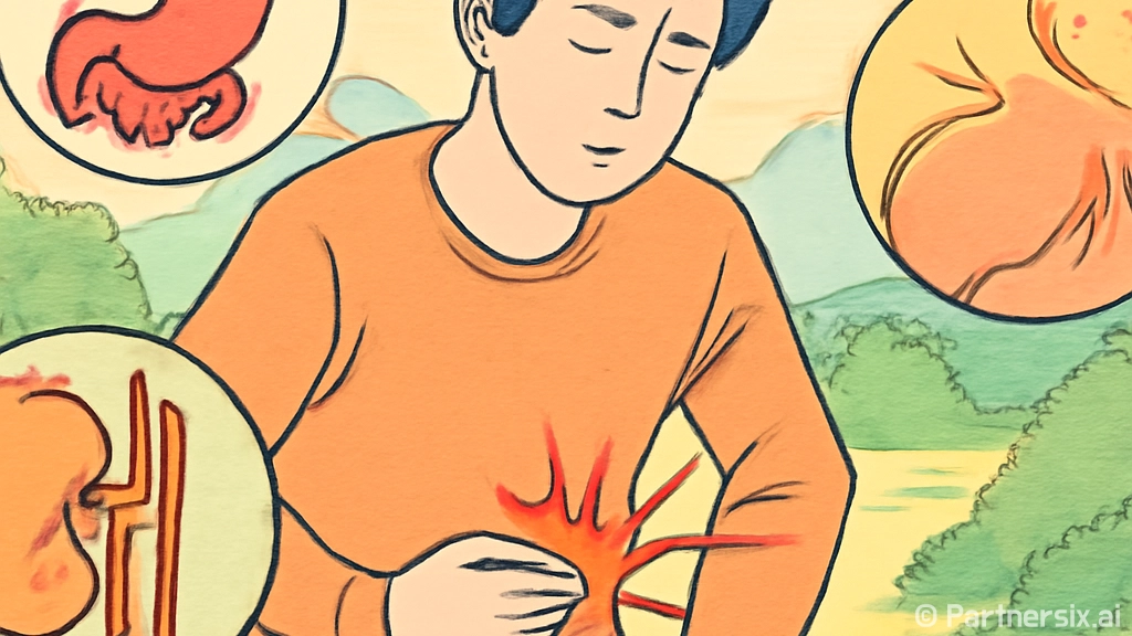 왼쪽 옆구리 통증 …