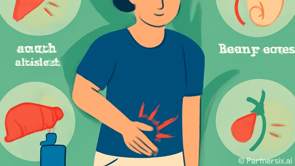 오른쪽 옆구리 통증…