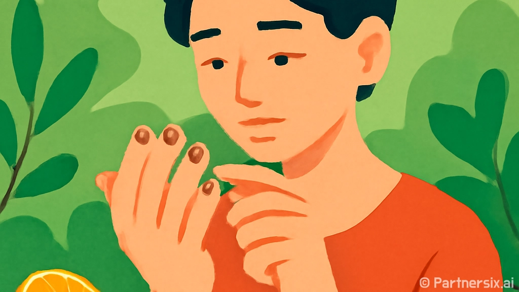 손톱 검은 세로줄이…