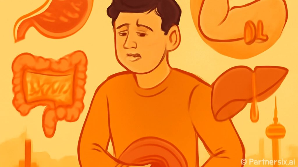 오른쪽 옆구리 통증…