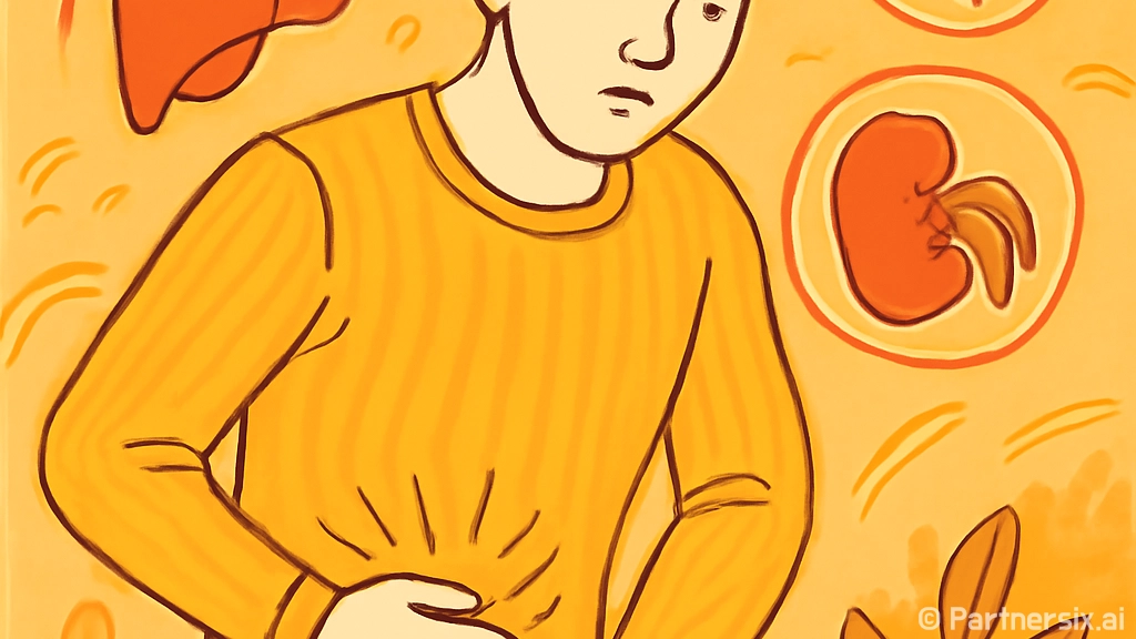 오른쪽 옆구리 통증…