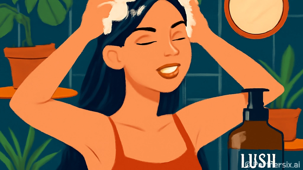 러쉬 두부샴푸로 두피 건강을 개선하는 방법