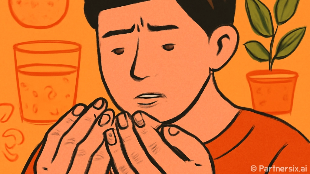 손톱 검은세로줄의 …