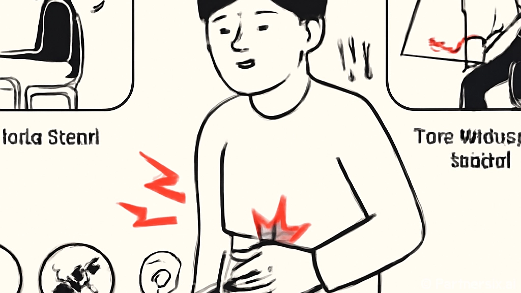 왼쪽 옆구리 통증을…