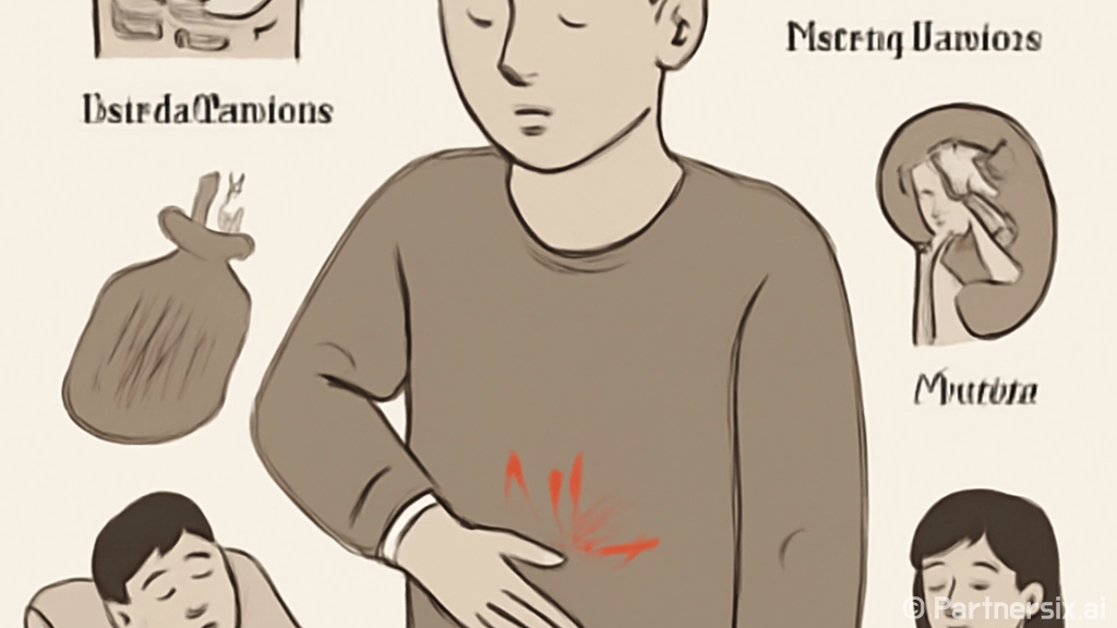 오른쪽 옆구리 통증…