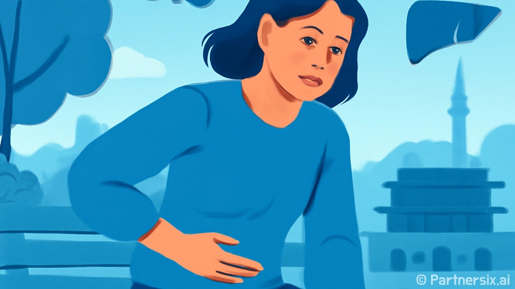 오른쪽 옆구리 통증…