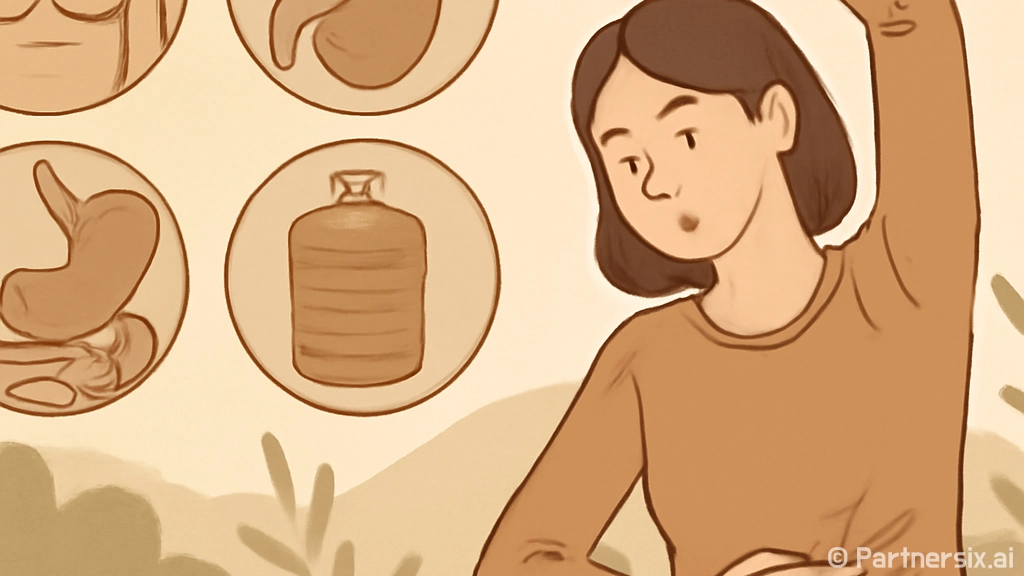 왼쪽 옆구리 통증을…